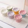 Ceramic Slow Feeder Pet Bowl Dogs Cats Anti-Choking Slow Eating Food Bowl Elevated