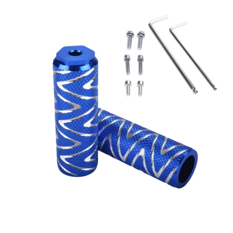 

Противоскользящие подножки для горного велоспорта, велосипедные передние и задние подставки для ног, велосипедные подножки для безопасной езды по различной местности синий