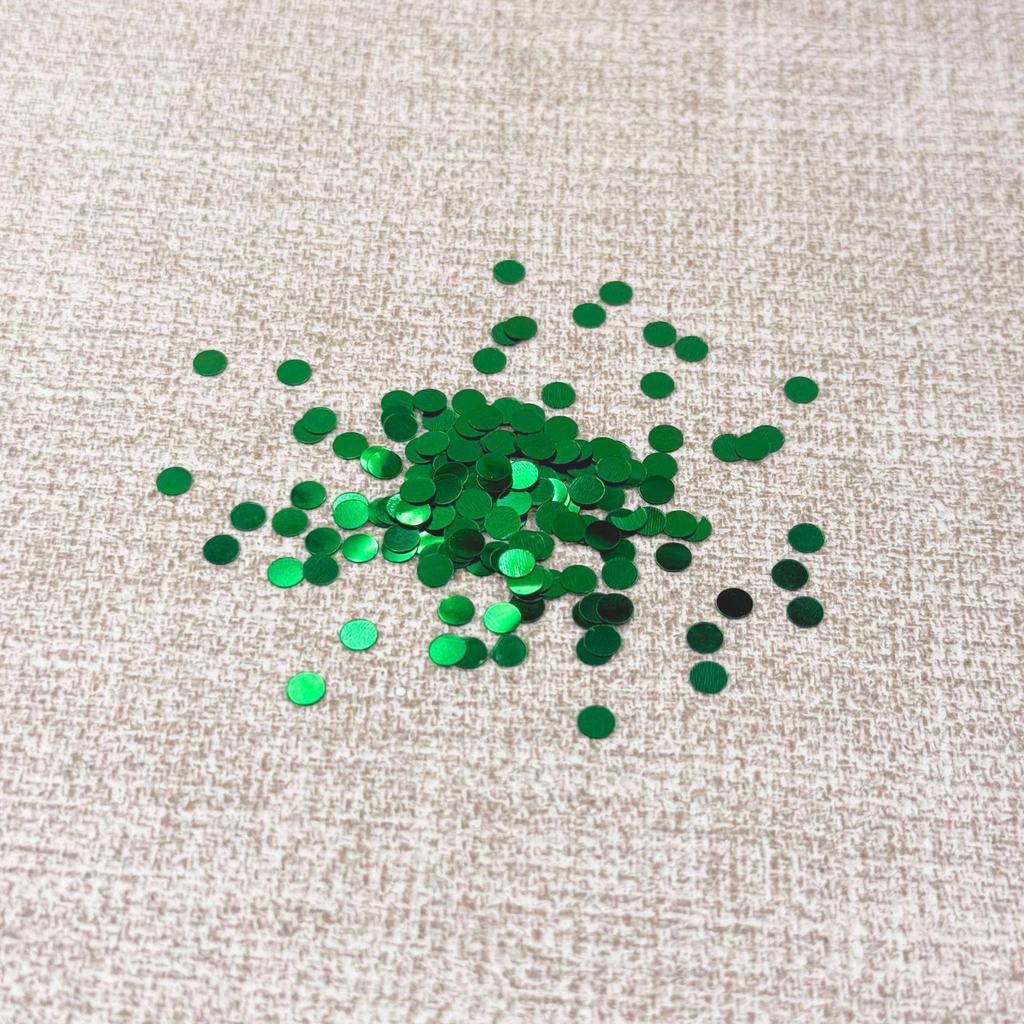 Runde Flache PET-Pailletten Ohne Loch für DIY-Schmuck & Bühnenkostüm-Accessoires