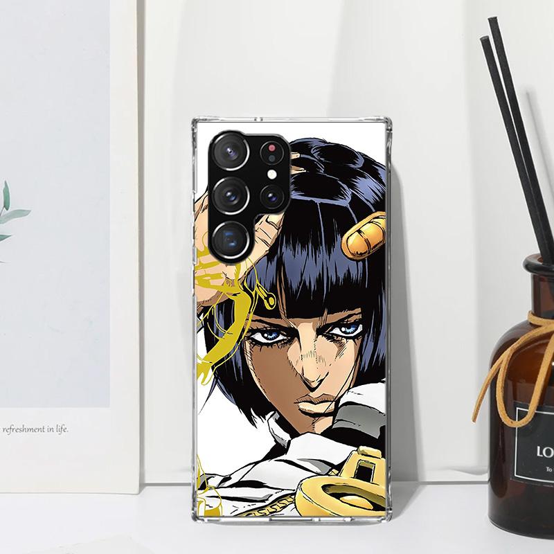 

JoJo Adventure Bruno Buccellati Phone Case For Samsung Galaxy S26 S25 Edge S24 FE S23 S22 Ultra S21 Plus S20 + Art Fundas Back C Samsung S23