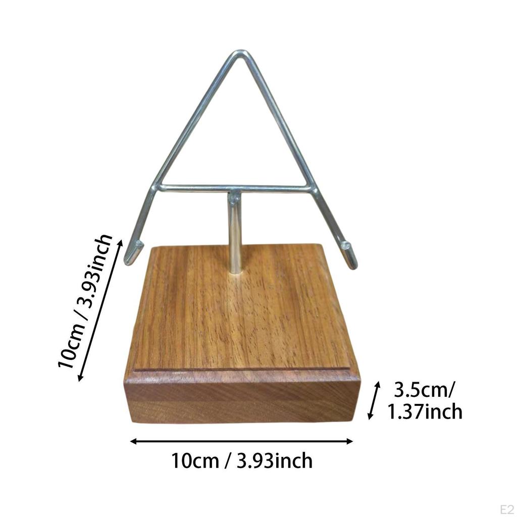 Metal Arm Display Stand Home Decoration Easy To Use Convenient Rock Holder for Desktop Small