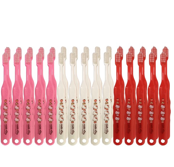 Ci Medical Toothbrush 03952 30 Pieces 3 Colors Assorted Normal Children's / Kitty/M