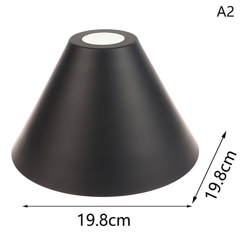 Black Iron Lampshade Chandelier Wall Lamp Table Lighting Bedside Living Room Restaurant Clothing Store Lampshade