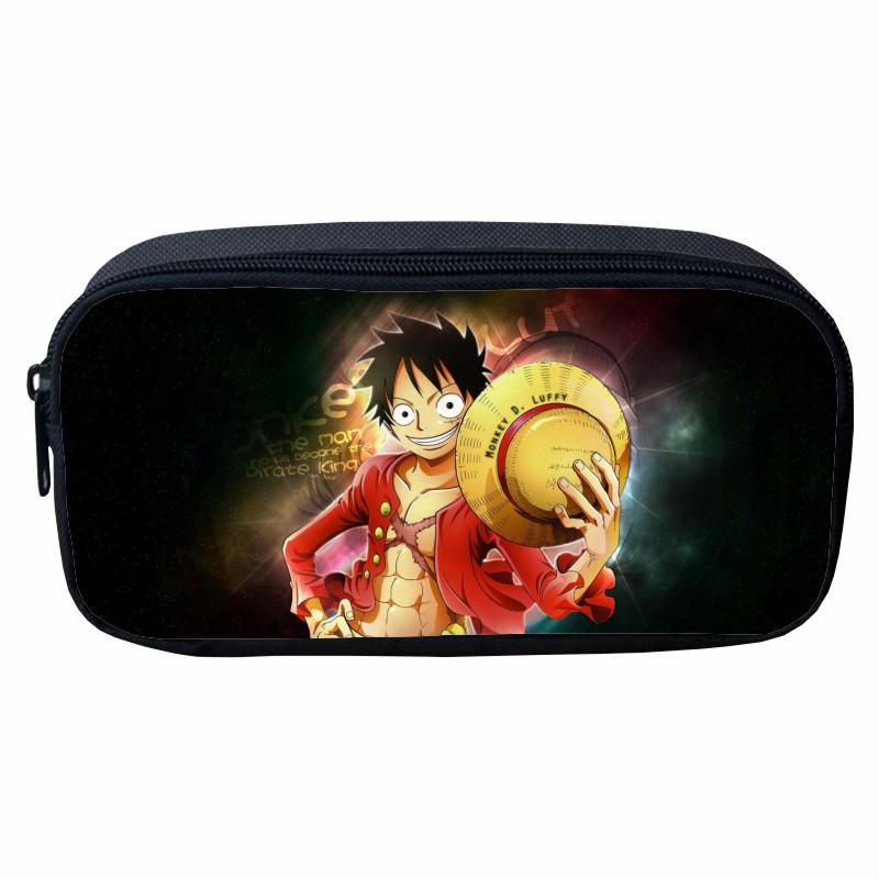 Children's Cartoon Pirate King Pencil Case - Stylish Storage for School Supplies