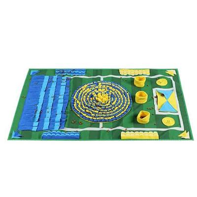 Interactive Dog Feeding Mat Encourages Foraging Skills Easy To Fabric Snuffle Activity Mat Toys