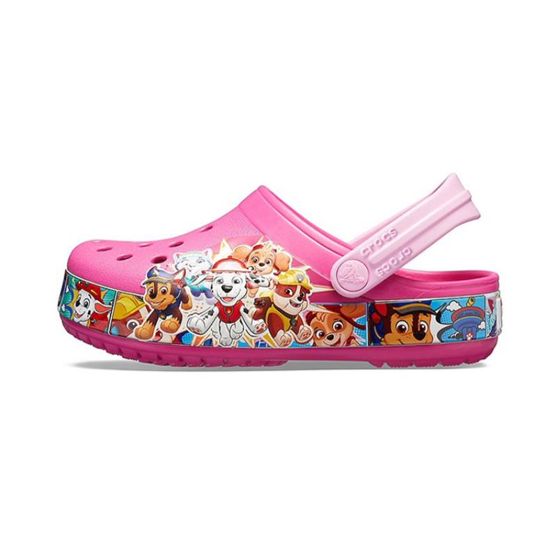 

Crocs Classic clog Fun Academy PAW Team Hole Sandals Pink Children s Style 32-33