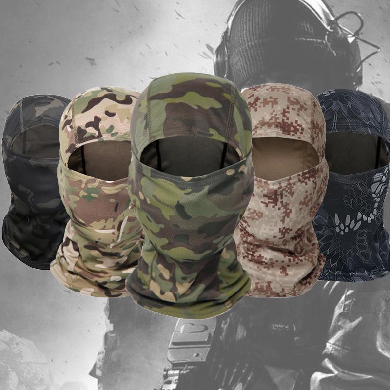 Military Camouflage Balaclava Outdoor Cycling Fishing Hunting Hood Protection Army Tactical Head Face Mask Cover