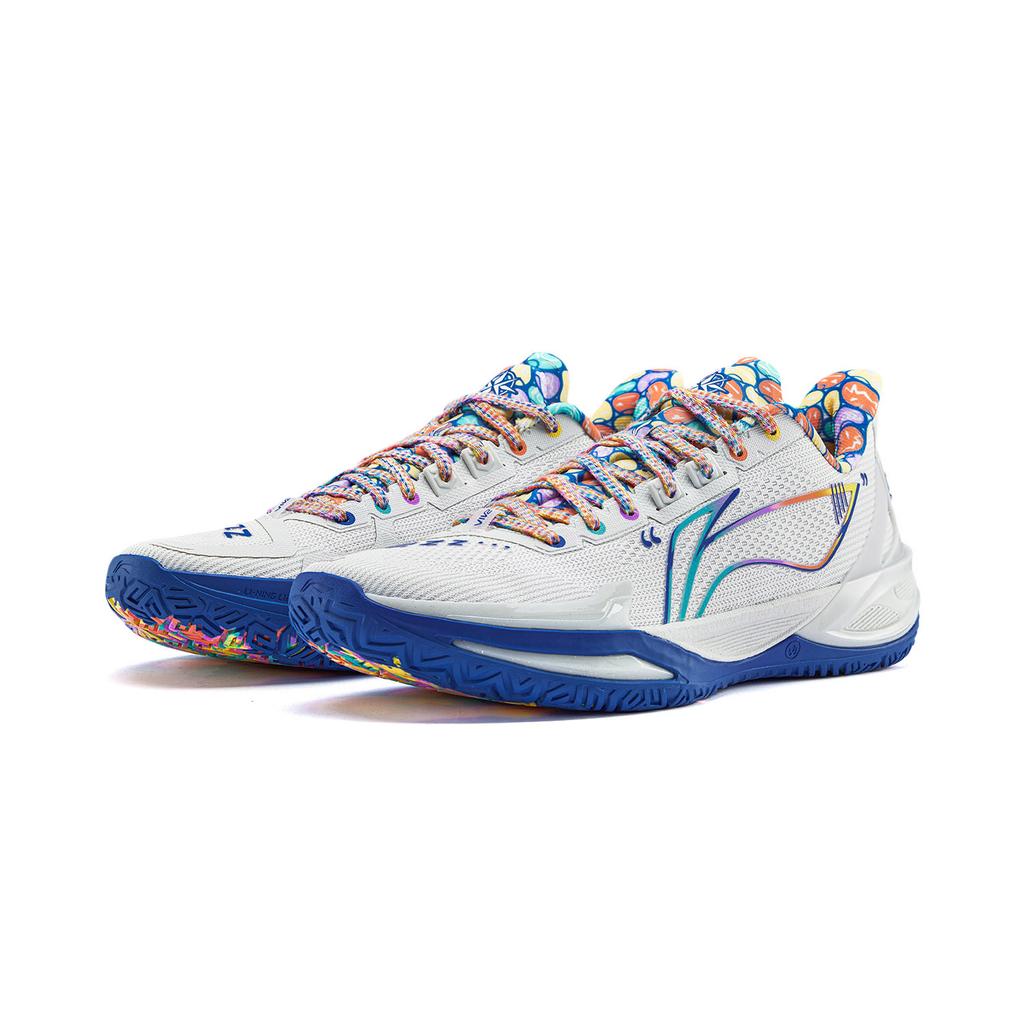 Li Ning Blade 6 V2 Tlumení Protiskluzové Odolné proti oděru Prodyšné Odrazový Grip Nízké Basketbalové boty Unisex ABAV087-36