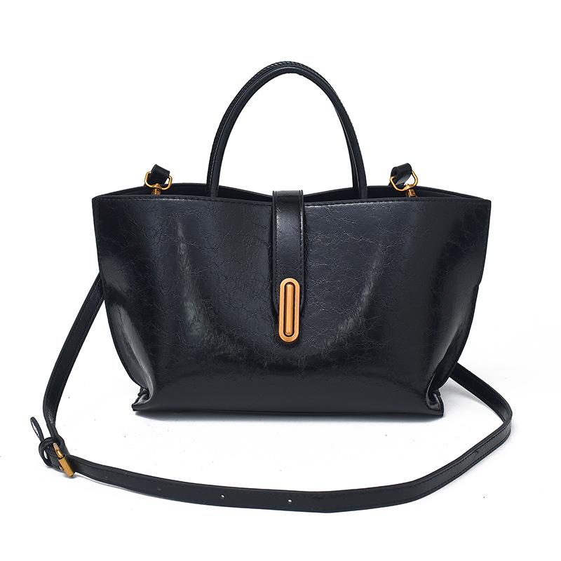 Vintage Bucket Women's Bag Summer New Commuter Single Shoulder Crossbody Bag Bags Large Capacity Handheld Tote Bag
