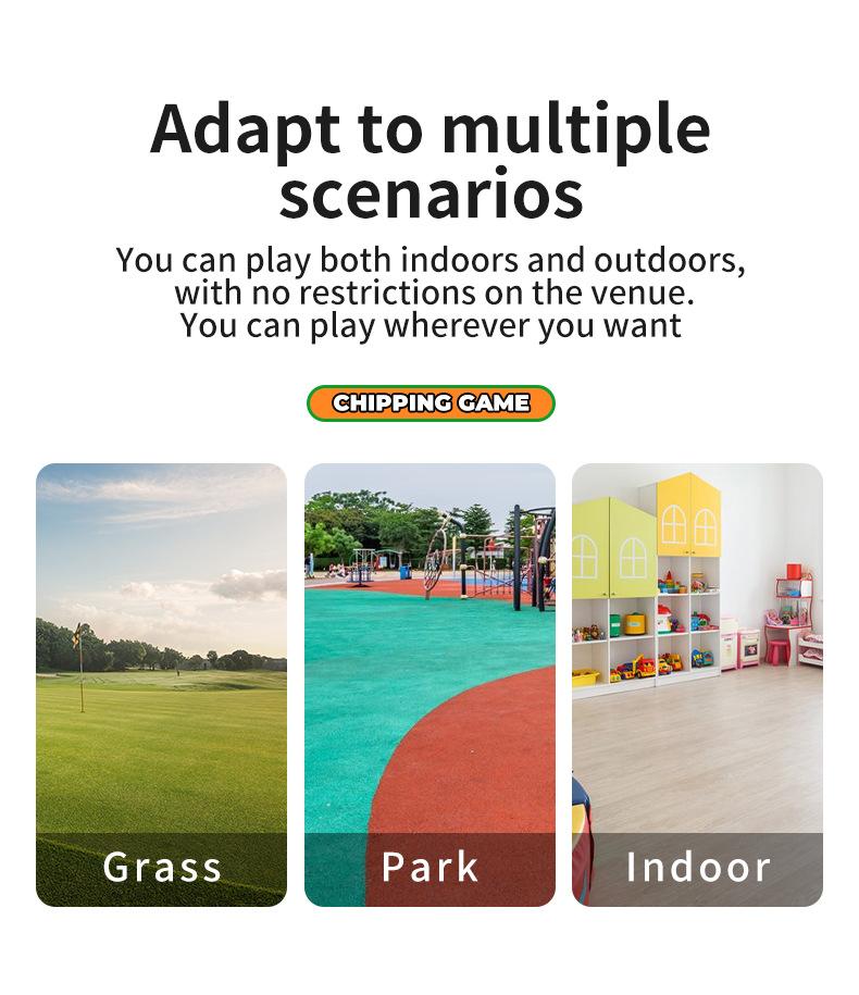 Non-Toxic 3 In 1 Loop Sandbag Golf Bean Bag Toss Game For Kids Outdoor Sport Toys Golf Chipping Game Golf Training Mat Children Toy Gifts