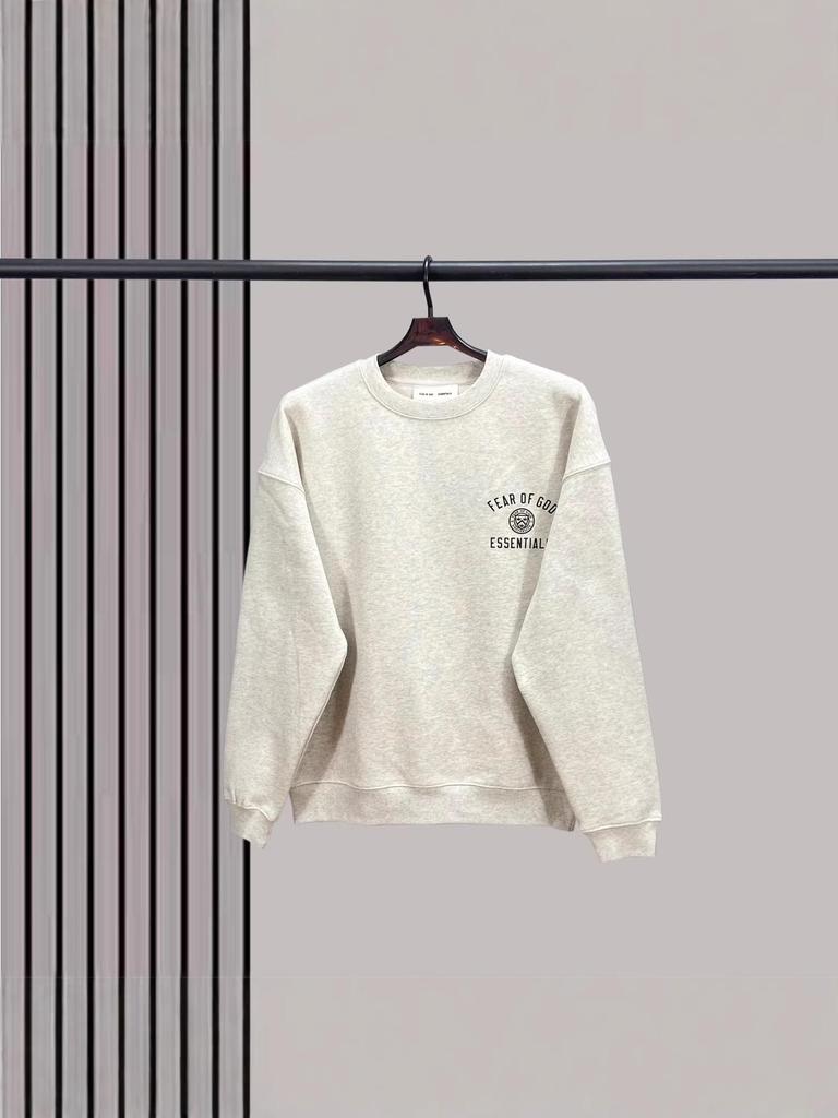 FOG Men's Round Neck Sweatshirt: 25 Styles, Double-Stitched, New Logo, Youthful, Loose Casual Pullover