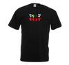 Man Utd Retro Kits Black T-Shirt Adult Tshirt Great Gift Manchester Classic Kits