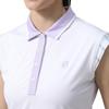 FootJoy Shoulder Stripe Cap Sleeve Shirt, White, Women's, Size Small, FJW-S24-S11, 81960-S