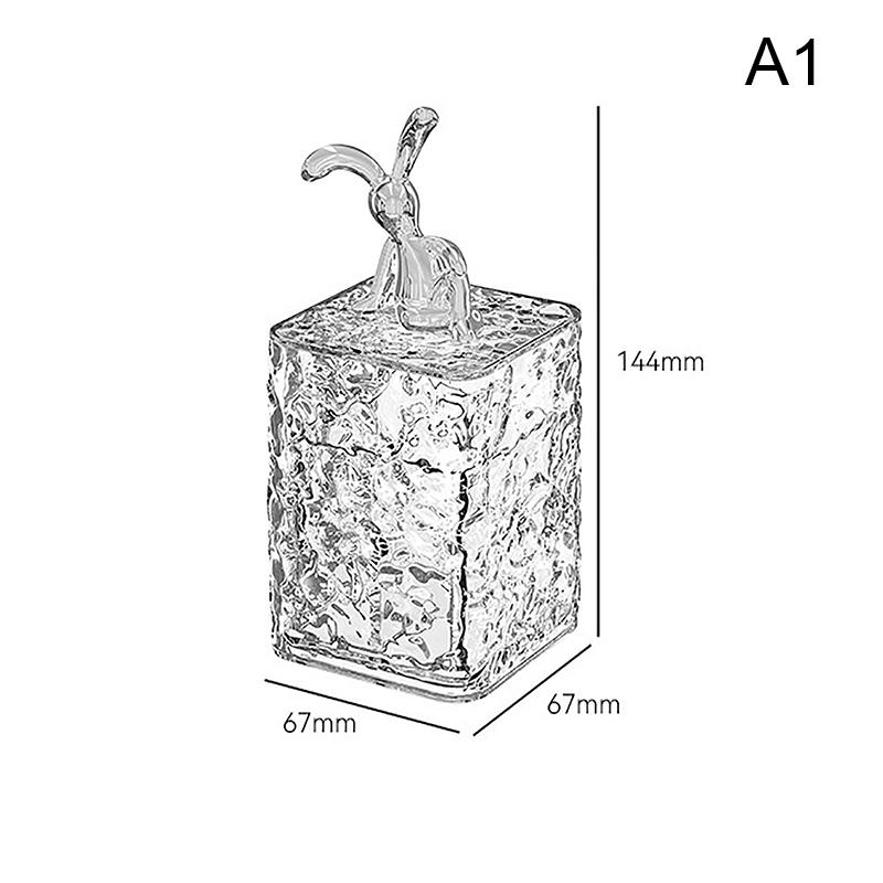 

Креативный кролик Коробка для зубочисток Коробка для хранения ватных палочек Держатель для помады Контейнер Диспенсер для косметики Гаджеты для хранения на кухне