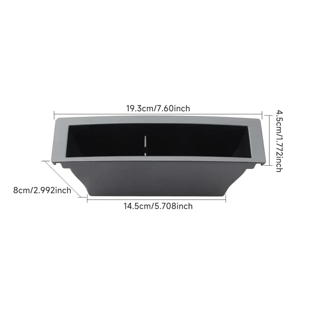 Car Center Console Armrest Storage Box For Tesla2026-2026 Model Y Model 3 Embedded Card Key Phone Charging Cable Organizer Case