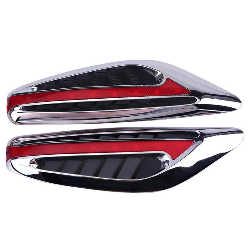 

1 пара(2 куска) Универсальный лезвие рулевого фонаря, боковой габаритный фонарь, автомобильные светодиодные указатели поворота, желтый красный