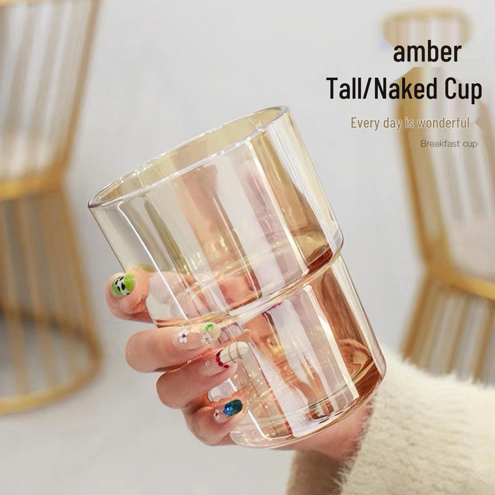 

Creative Bamboo Glass Straw Cup - Summer Design, Portable Coffee Mug, Perfect Gift or Souvenir 400ml