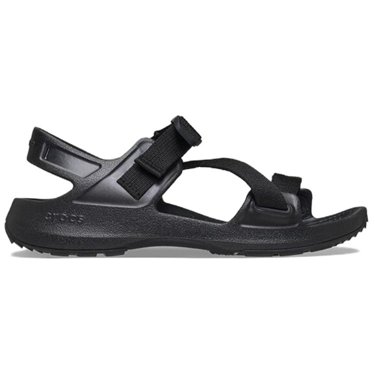 Crocs Unisex Black Hiker Simple Open Toe Outdoor Breathable Beach Sandals 212711-060