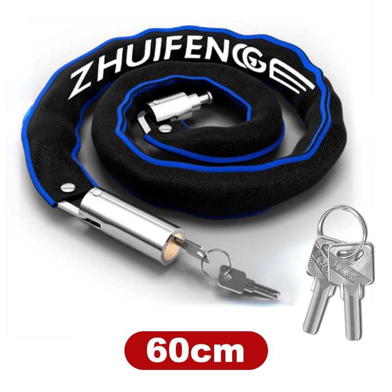 

Велозамок 60/65/85/105см Металлический Противоугонный MTB Дорожный Велосипед Сверхпрочный Замок Безопасности Мотоциклетный Навесной Замок Велосипедная Цепь с Ключом