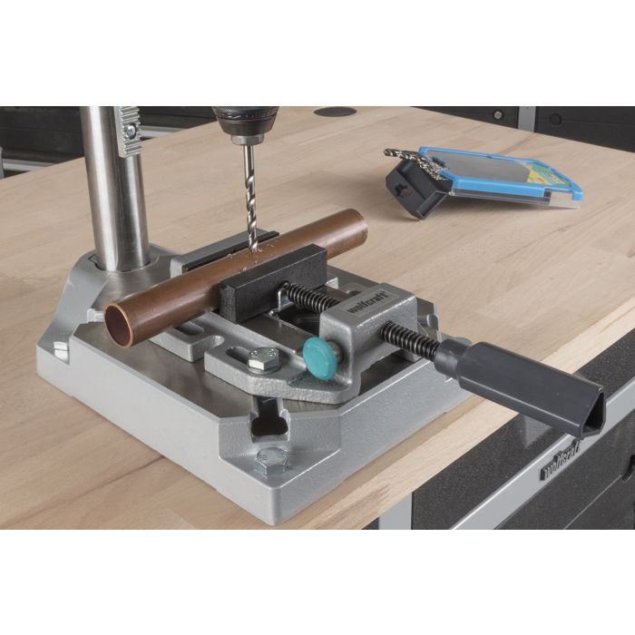 Wolfcraft - Étau Pour Machines, Ouverture Jusqu'à 80 Mm - Réf. 3423000