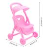 Mini Dollhouse Baby Stroller for Girl for Doll Miniature Trolley Toys for Doll House Decoration Kids for Play House Educ