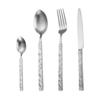 4pcs Tableware Set Stainless Steel Dinnerware Steak Knife Fork Coffee Spoon Teaspoon Flatware Dishwasher Safe Kitchen Tablewar