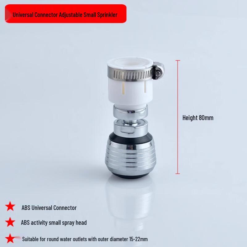 Huashunying Universal Rotatable Faucet Aerator Nozzle 2-Pack