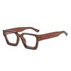 Retro Square Anti-Blue Light Glasses Men Plastics Frame Reading Glasses Myopia Flat Mirror Eyeglasses Eyewear