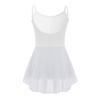 Meisjes Ballet Dans Rokje Leotard Camisole Jurk Mouwloos Spaghetti Bandjes Lage Rug Ballerina Trainingsjurk