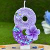 Creative Digital Birthday Candle Cake Party Decoration First Birthday Flowers