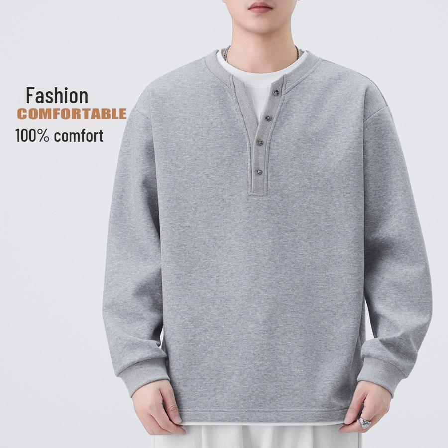 Shanggu Menswear: 2025 Men s Heavyweight Fleece-Lined Two-Piece Style Hoodie XL (130-145 lbs)