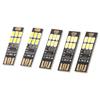 5PCS USB Night Light Stepless Dimming Touch Sensor Switch Mini 6 LED Lamp Stick for Laboratory