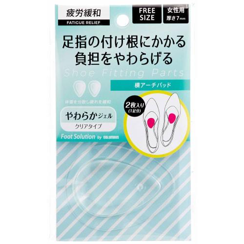 

Подушечка для снятия усталости Columbus, подушечка для поперечного свода стопы, женская, прозрачная, свободный размер