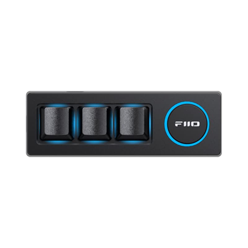 

FiiO KB1K Black офіційний магазин Mini Keyboard with Knob Small Keyboard Клавіатурний ярлик [Вітчизняний продукт] FIO-KB1K-B
