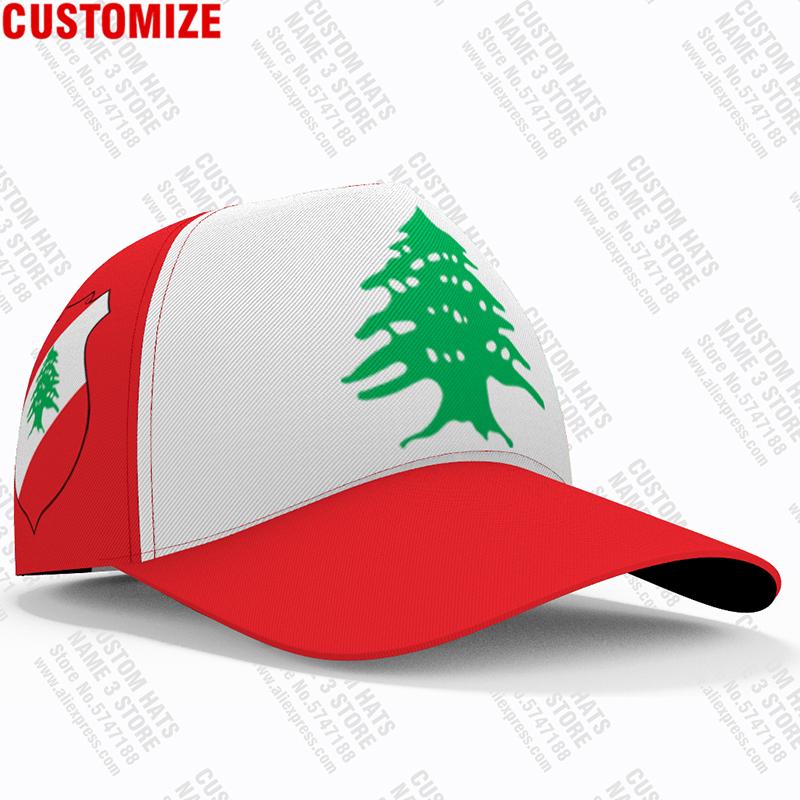 Lebanon Male Diy Free Custom Name Lbn Unisex Hat Nation Flag Lb Republic Arabic Arab Lebanese Country Print Photo Baseball Cap