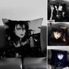 1 szt. Poszewka na poduszkę Rock Band Malice Mizer Moda Kwadratowa Poszewka Sypialnia Sofa Pokój Wystrój Wypoczynek