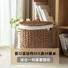 For Large Rattan Woven Laundry Baskets European Dust Cover Clothing Storage MultiFunction Children's Organizer