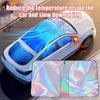 UV Protection Curtain Car Front Window Sun Shade Laser Layer Heat Shield Cooling Folding Windscreen Visor Styling Accessories