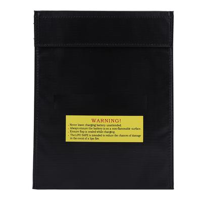 Geanta ignifuga Li po Siguranta pentru baterie Husa portabila de doua dimensiuni Geanta de incarcare(Negru S)
