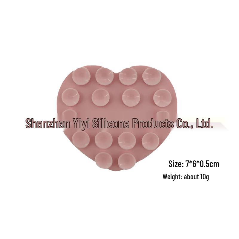 Silicone Phone Holder: Portable, Anti-slip, Stable Suction Cup Back Sticker