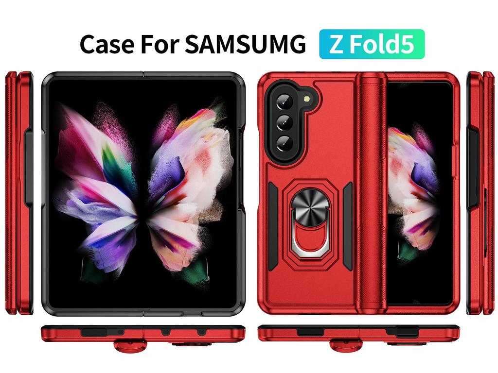 Samsung Z Fold5 & Z Fold4 Full Protective Phone Case with Ring Holder