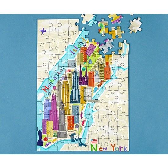 R165377 New York Map Poster 99 Pieces, Korean popular puzzles