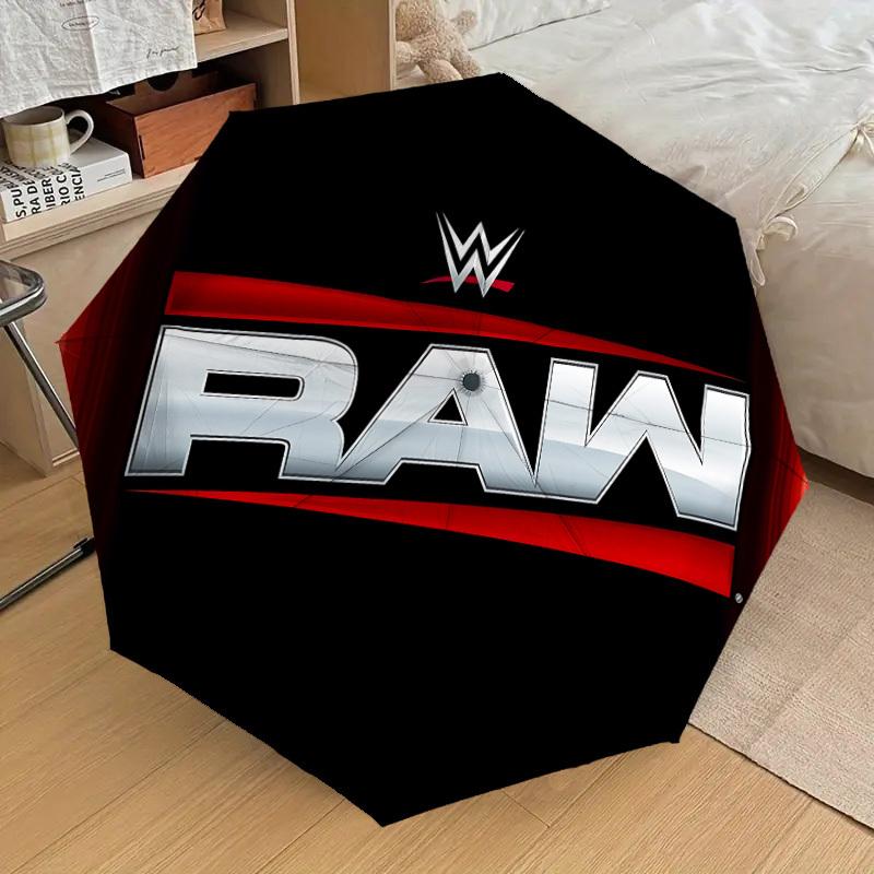 

1 шт. Автоматический складной зонт WWE Raw, портативная складная конструкция, повседневный уличный аксессуар L1127007