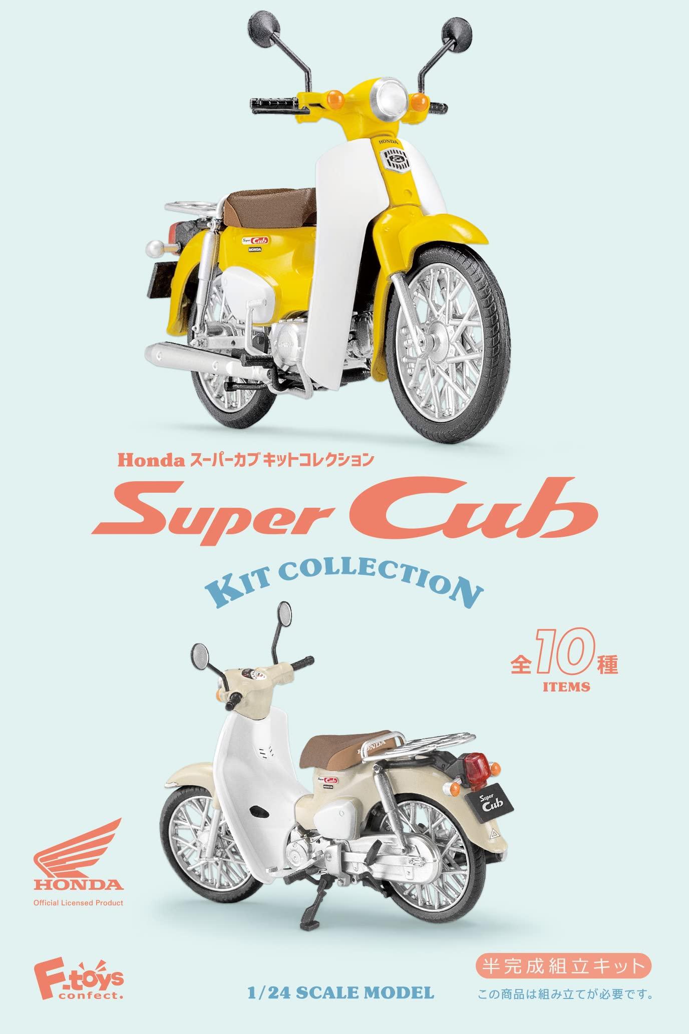 

Honda Super Cub Kit Collection 10 Pieces Candy Toys/Gum