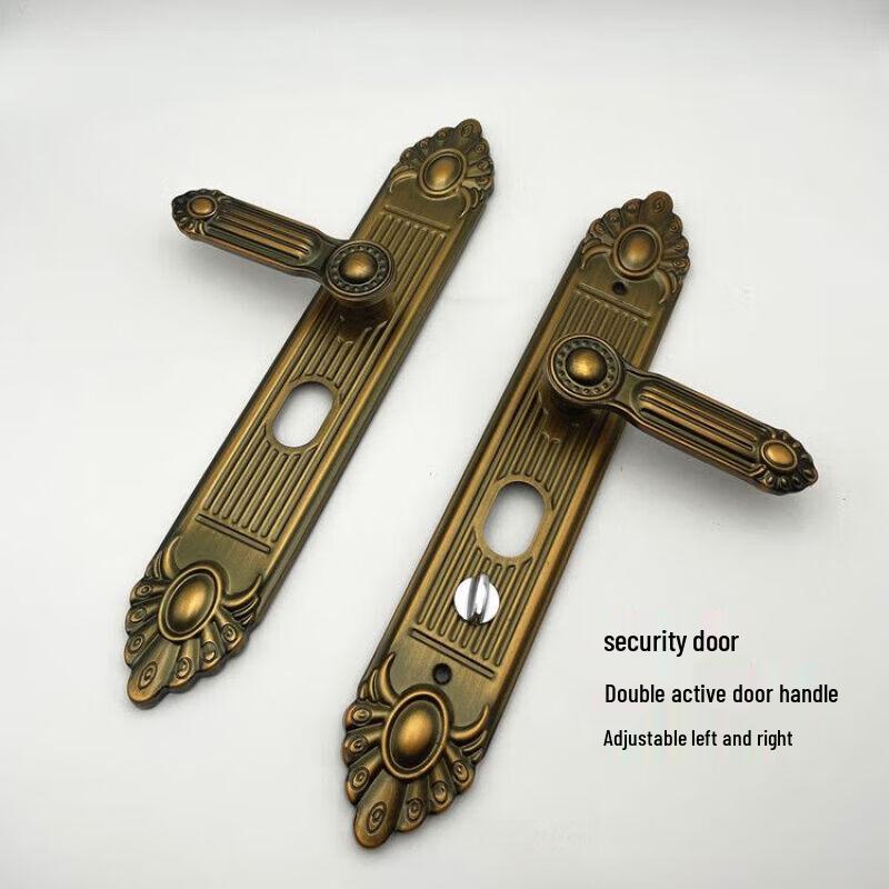Luxury Gold Universal Anti-Theft Entry Door Handle