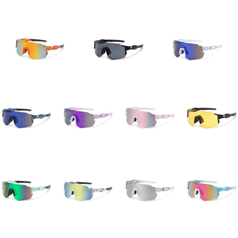 Outdoor Sports Sunglasses with Rimless PC Frame and Lens, Bright Sun Glasses for Fishing Driving and Cycling Use