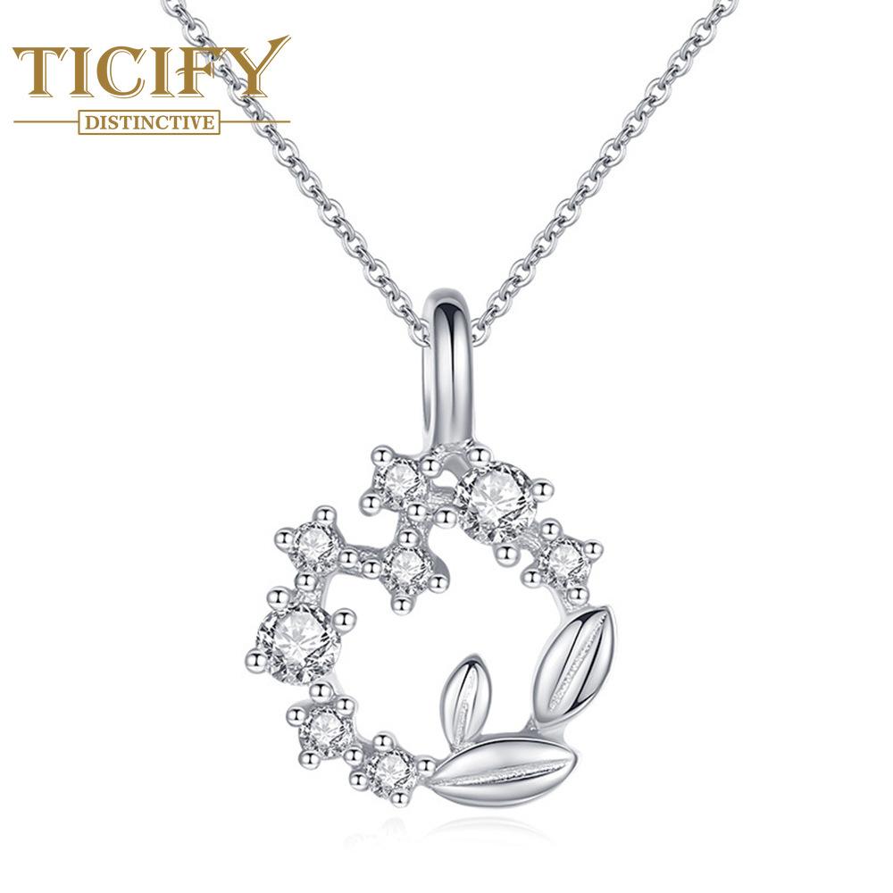 Lucky Flower Ring Necklace Pendant