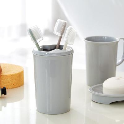 Modern Gray Stand Toothbrush Holder_BG0724016