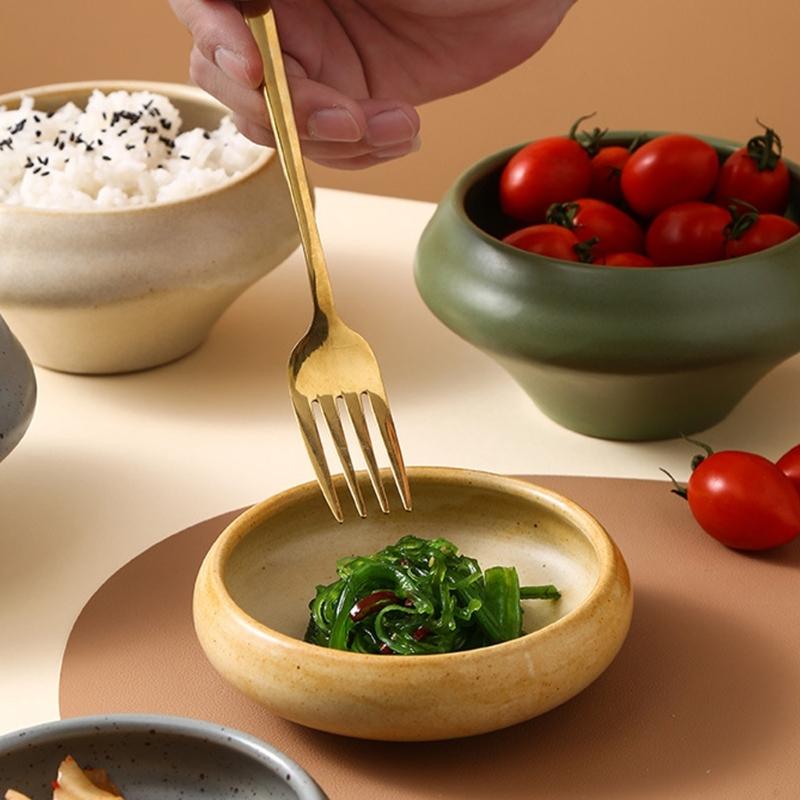 Japanese Ceramic Appetizer Plate for Various Food Dessert Condiments Home Restaurant Seasoning Dish