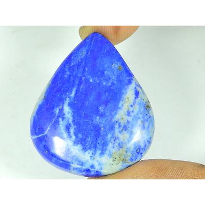 31X37X05 MM Natural Lapis Lazuli Pear Shape Cabochon Loose Gemstone 64Cts. SY-532